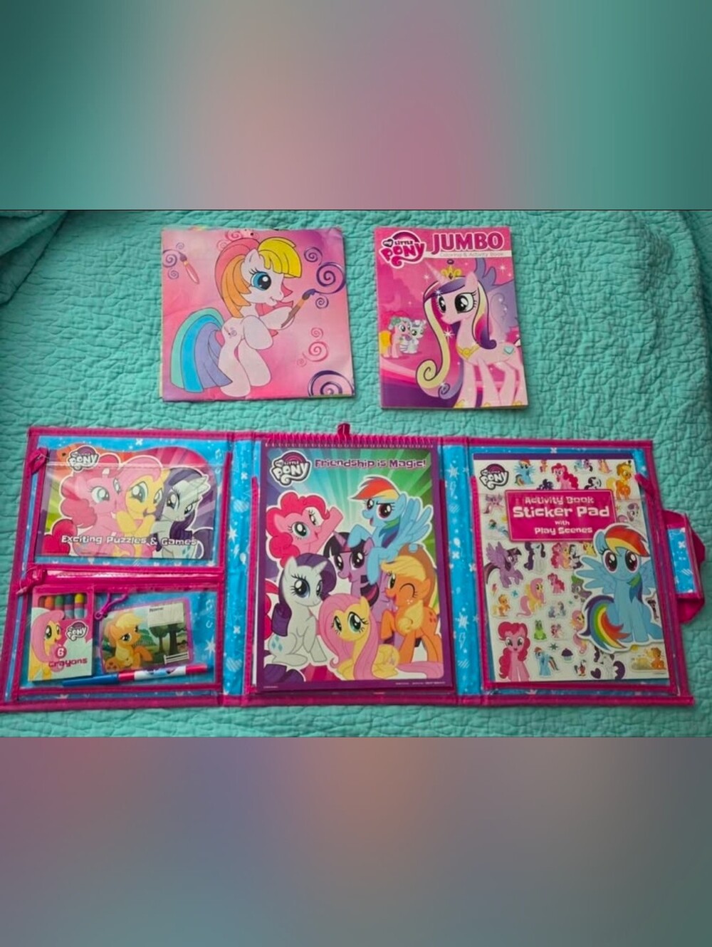 My Little Pony Pink Activity Set with Stickers and Coloring Book